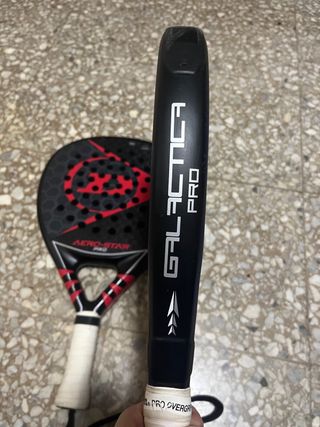 2 Palas Dunlop Aero-Star y Galactica Pro