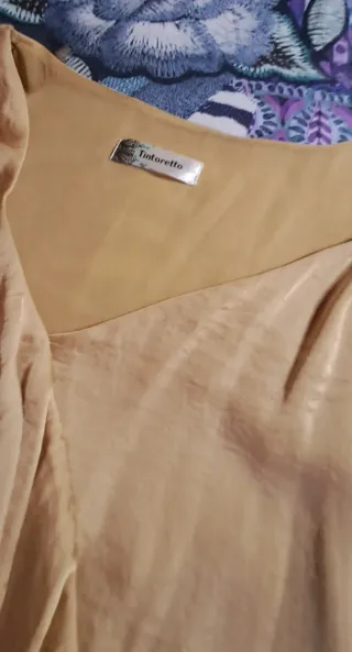 Vestido Tintoretto mujer dorado