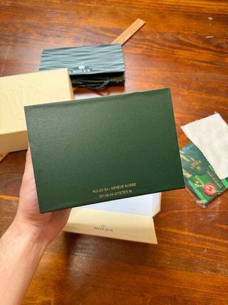 Scatole Rolex complete - Verde e Beige