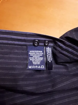 Camicia Tommy Hilfiger a righe blu e grigio