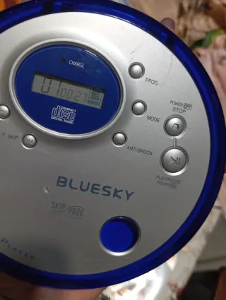 Lettore CD Portatile Bluesky funzionante