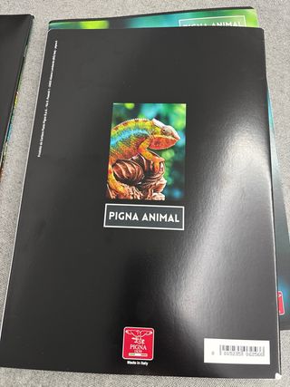 3 cuadernos de cuadrícula de animales de Pigna.