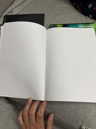 3 cuadernos de cuadrícula de animales de Pigna.