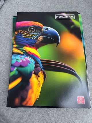 3 cuadernos de cuadrícula de animales de Pigna.