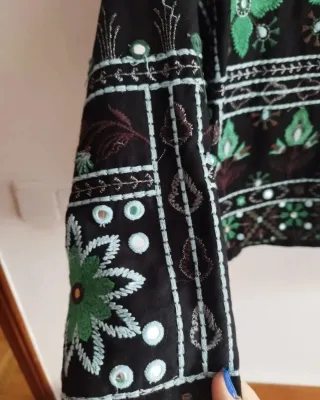 Giubbotto Zara ricamato