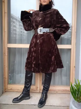 Cappotto donna double face