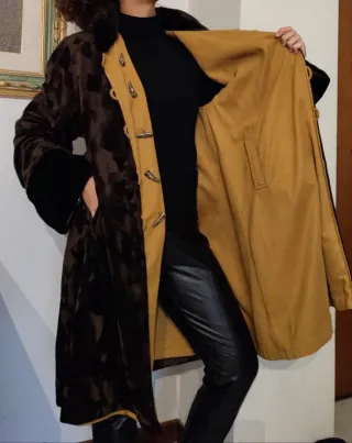 Cappotto donna double face