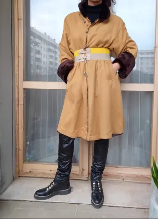 Cappotto donna double face