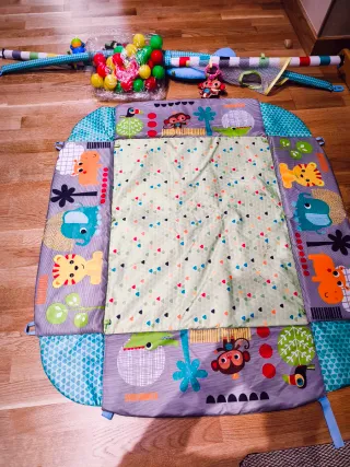 Alfombra/parque de juegos para bebé