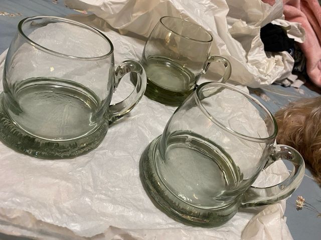 Jarras de cristal grueso (2 unidades)