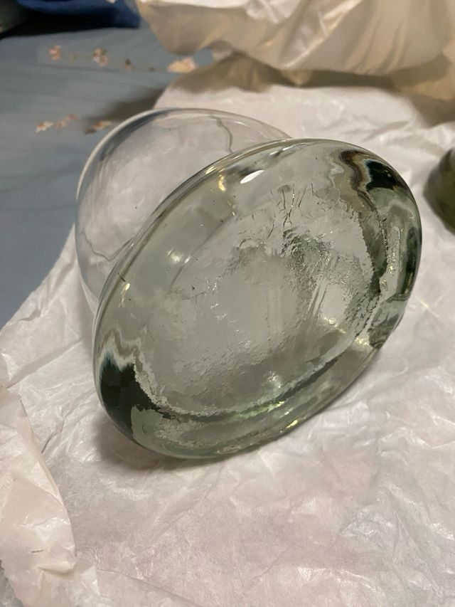 Jarras de cristal grueso (2 unidades)