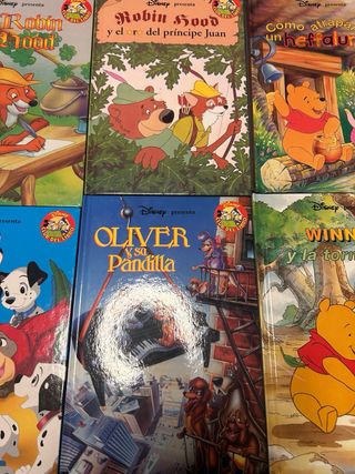 pack 8 libros club del libro Disney