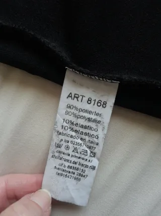 Falda elástica negra