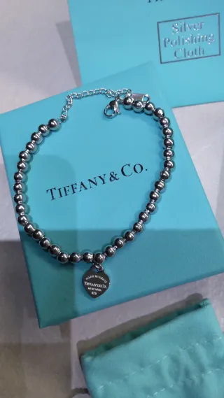 Set Tiffany & Co. Bracciale + Collana con box