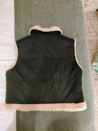 Chaleco Zara Borreguillo Negro Talla 13-14