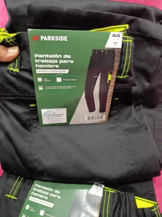 2 Pantalones de Trabajo PARKSIDE Negro Talla 44