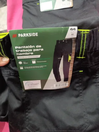 2 Pantalones de Trabajo PARKSIDE Negro Talla 44