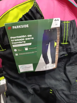 2 Pantalones de Trabajo PARKSIDE Negro Talla 44