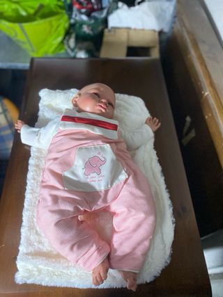 Muñeca Reborn Bebé y manta