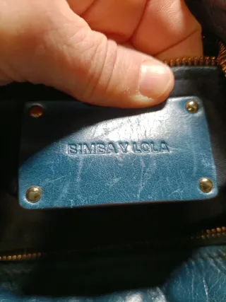 Bolso Bimba y Lola Piel Turquesa