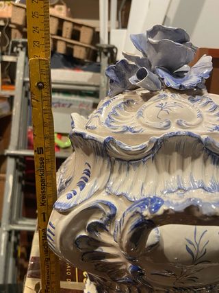 Zuppiera Bassano ceramica decorata