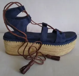 Talla 38. STUART WEITZMAN Sandalias Plataformas