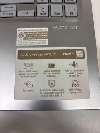 Ordenador Asus Vivobook Plata