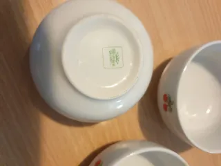 5 Ciotoline Richard Ginori Porcellana Ciliegie