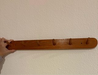 Appendiabiti da parete in legno