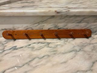 Appendiabiti da parete in legno