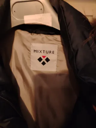 Giubbino donna blu con pelliccia