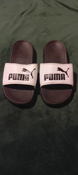 Ciabatte Puma bianche e nere