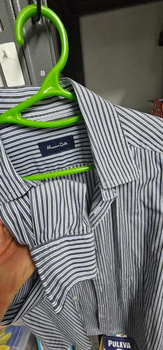 Camisa Massimo Dutti Rayas Talla M