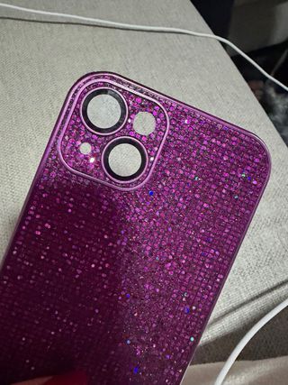 Custodia iPhone 14 Plus con brillantini