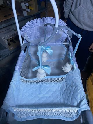 Parque Cuna Bebé Carol Azul