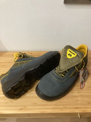 Botas de trabajo PANTER grises y amarillas