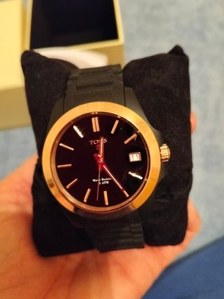 Reloj Tous Negro y Dorado