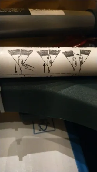 Rastrillo recogehojas verde