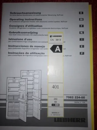 Frigorífico Combi Liebherr Blanco