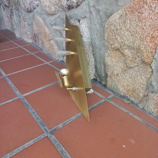 Lampada da soffitto dorata