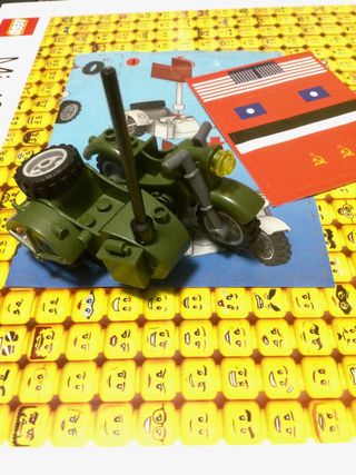 Lego Moto Sidecar Seconda guerra mondiale