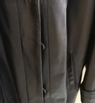 Cappotto donna vera pelle con cappuccio