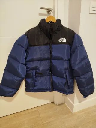 The North Face Plumas Azul y Negro
