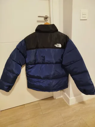 The North Face Plumas Azul y Negro
