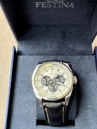 Reloj Festina Caballero Negro/Plata