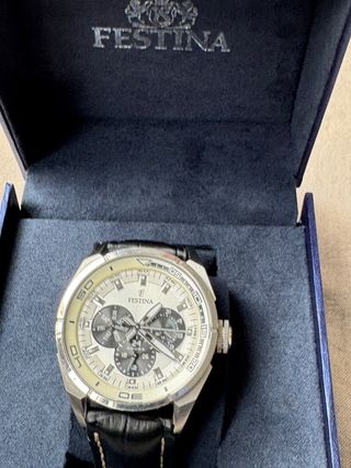 Reloj Festina Caballero Negro/Plata