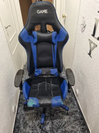 Silla Gaming GAME Negra y Azul