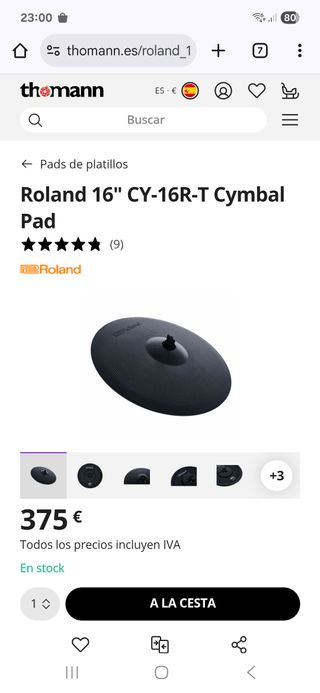 Ride Roland CY-16RT Cymbal Pad