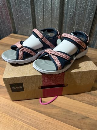 Sandalias CMP Almaak Tiras Azul/Rosa Talla 37