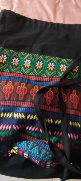 Chaleco y mochila bordados estilo mejicano origina